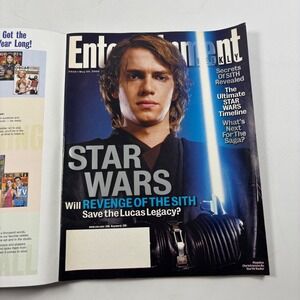Entertainment Weekly Star Wars Revenge of the Sith May 20 2005 Issue 820 Anakin